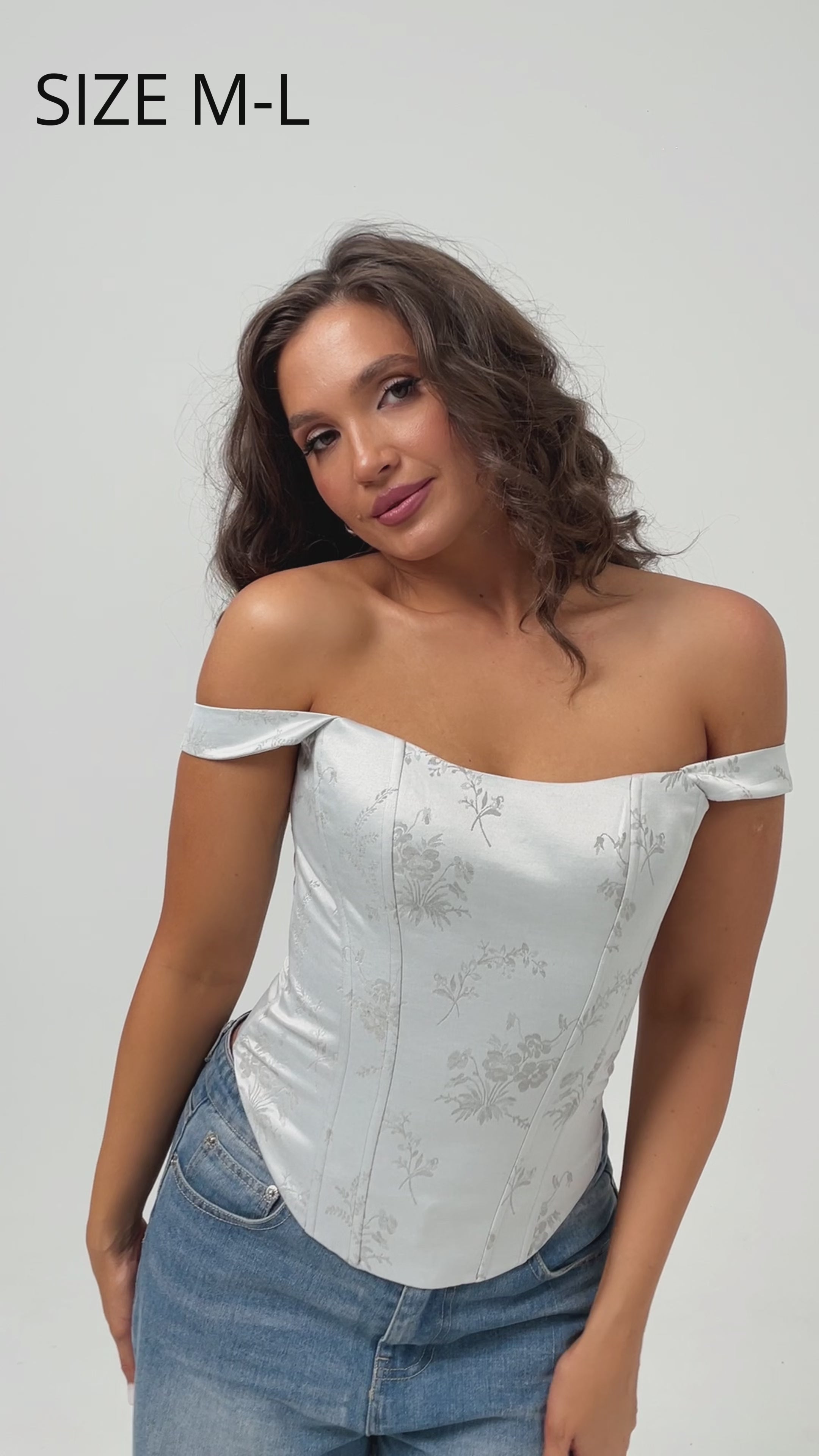 Handmade Grey Satin Floral Overbust Corset Top, Slimming Bridal – Utopia Handmade Grey Satin Floral Overbust Corset Top, Slimming Bridal – Utopia